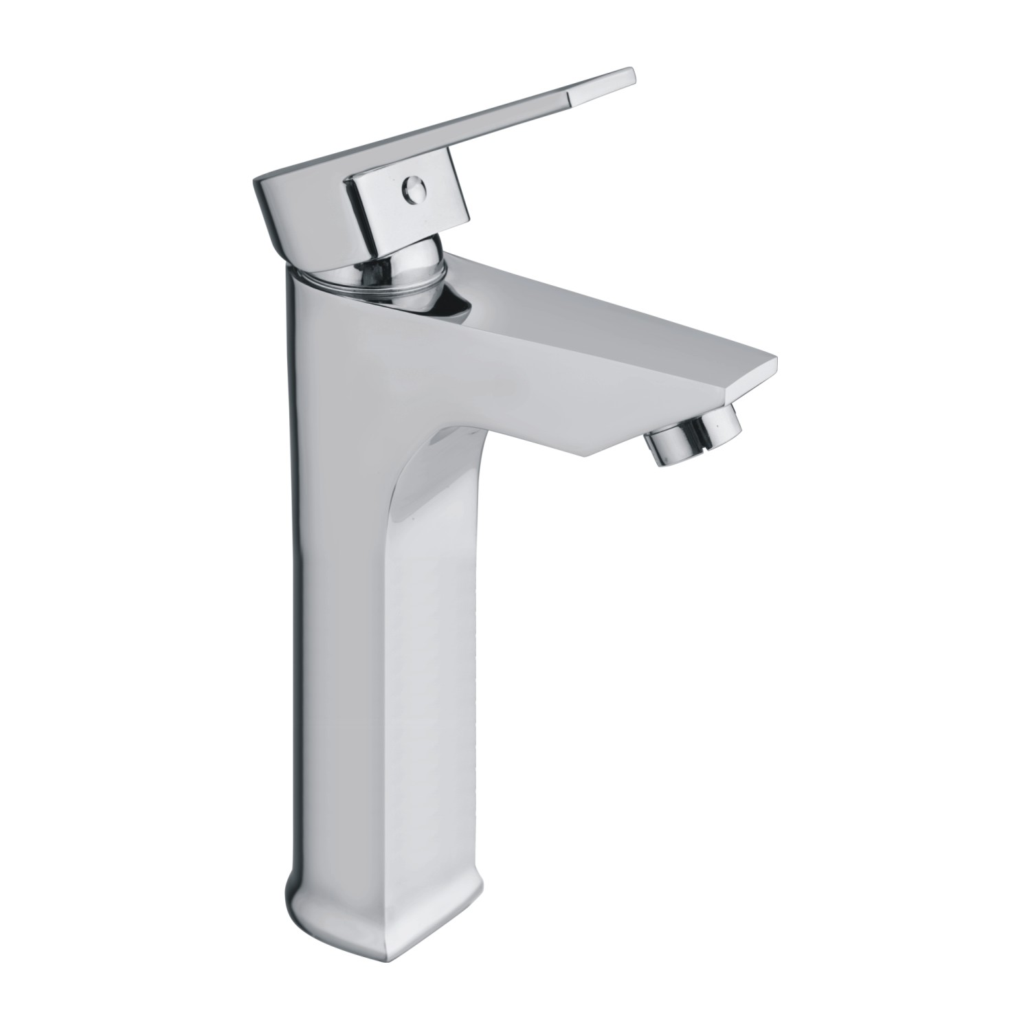 C.P Single Lever Centre Hole Basin Mixer Extended Body